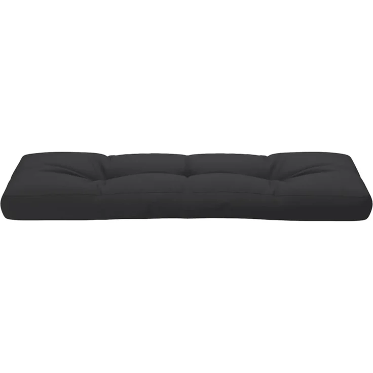 vidaXL Palettenkissen Schwarz 120x40x12 cm Stoff 360630 – Bild 4