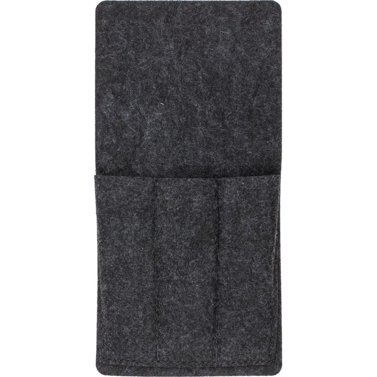 Tischset Bestecktasche in Grau oder anthrazit 24x12 cm aus Filz Platzset anthrazit