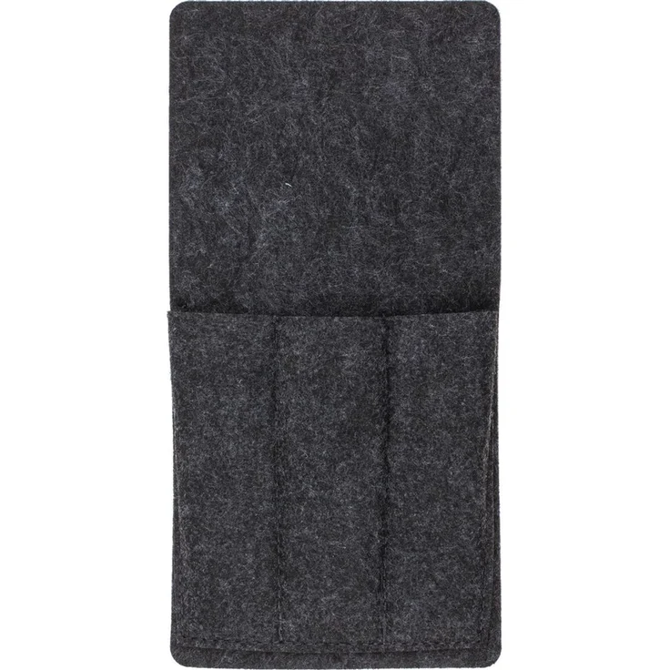 Tischset Bestecktasche in Grau oder anthrazit 24x12 cm aus Filz Platzset anthrazit