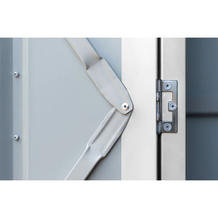 Globel Gerätehaus "Wand-Zierde Lean To 56, silber metallic – Bild 7