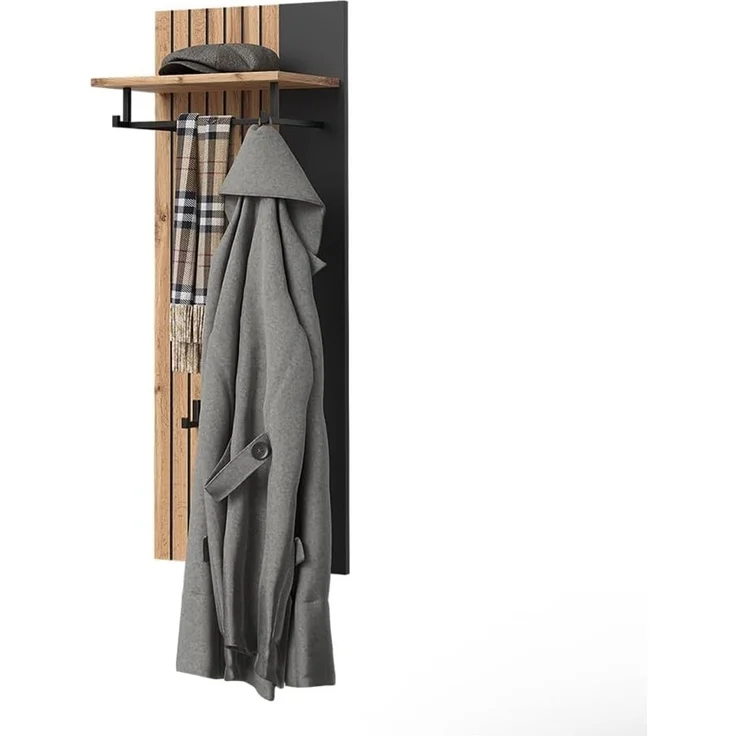 Wandgarderobe Amber Eiche Wotan 43 x 110 cm Vicco – Bild 6