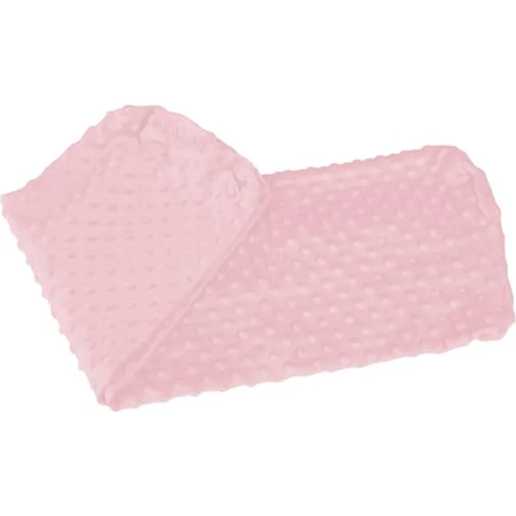 Totsy Baby Bettkantenschutz für Kinderbetten 90 cm - Ersatzbezug Schutz für Bettrahmen Kantenschutz Kinder Babybett Minky Rosa – Bild 2