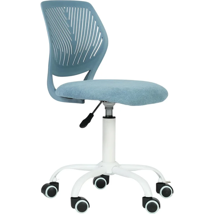 FurnitureR Bunter Schreibtischstuhl, moderner höhenverstellbarer Computerstuhl ohne Armlehnen, ergonomischer Drehstuhl für Kinderzimmer und Home Office – Bild 1