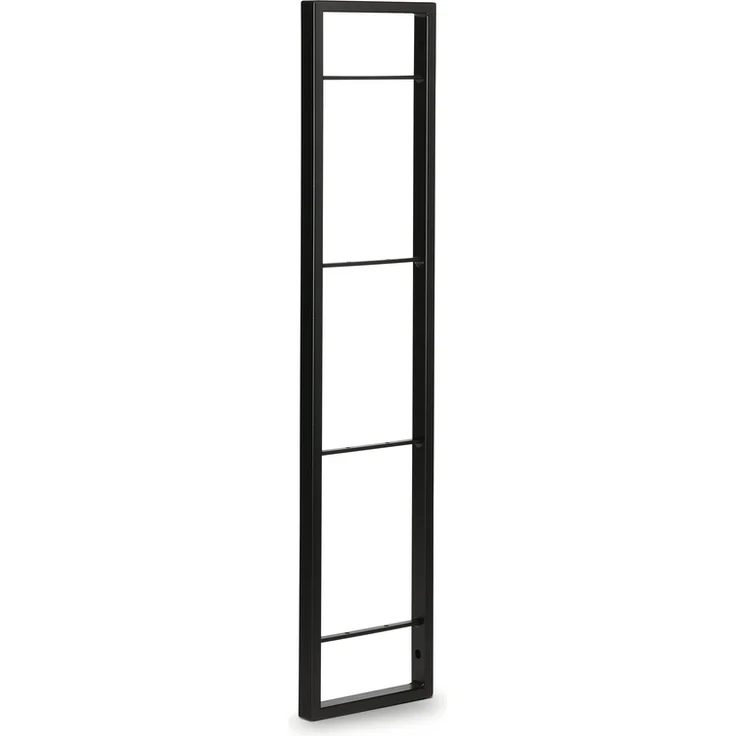 Kesseböhmer YouK Regalsystem T 320 mm, H 2210 mm, mit 6 Ablageaufnahmen, schwarz matt – Bild 6