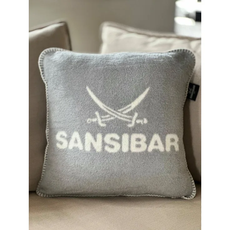Sansibar Sylt Kissenbezug Jacquard Kissenhülle "Doubleface", Sansibar Dekokissen, 50x50 cm, besonders weich, angenehm wärmend, pflegeleicht, hautfreundlich