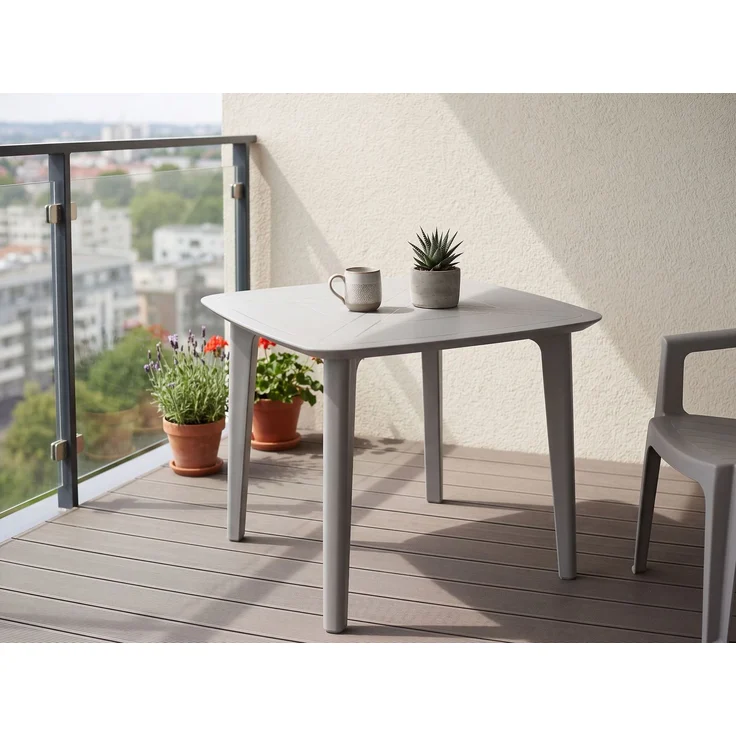 Gartentisch SORICO 86 cm 86 cm Grau – Bild 3
