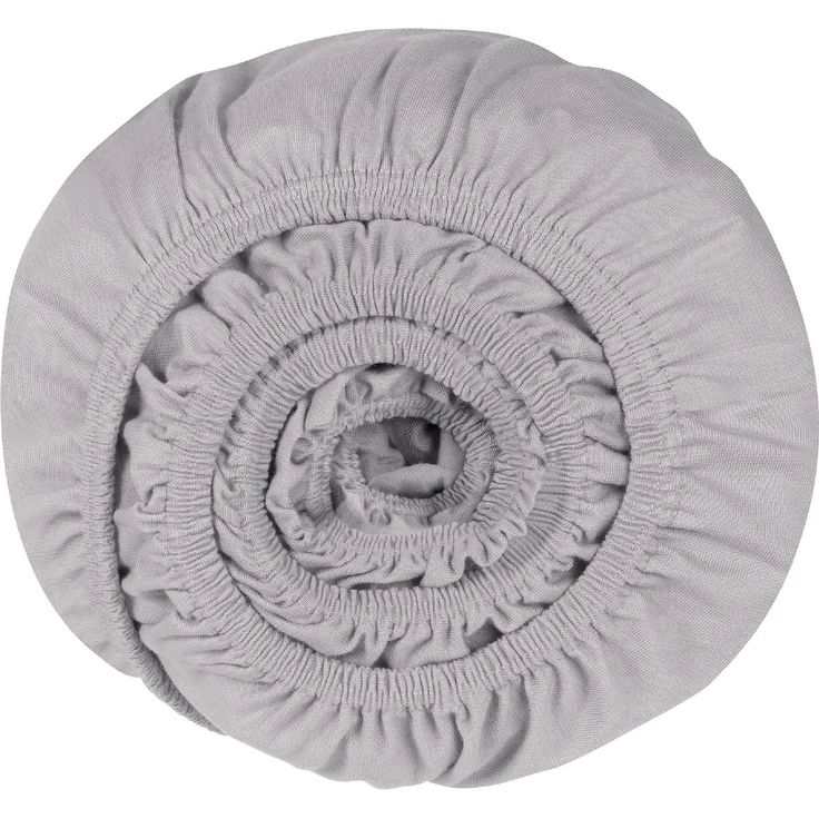 Schiesser Spannbettlaken Elli - 97/3 - 150 x 200 cm - Hellgrau – Bild 2
