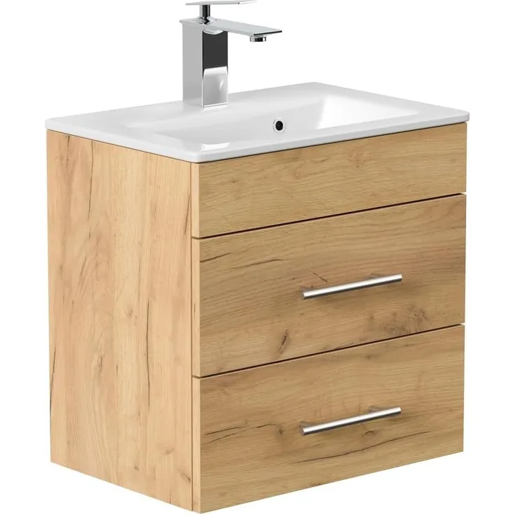 Badmöbel Mars 500 SlimLine SoftClose eiche gold : Eiche Gold