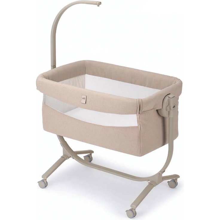 Baby Beistellbett Cullami | Mehr Farben verfügbar | inkl. Wippfunktion | 8-fach höhenverstellbar