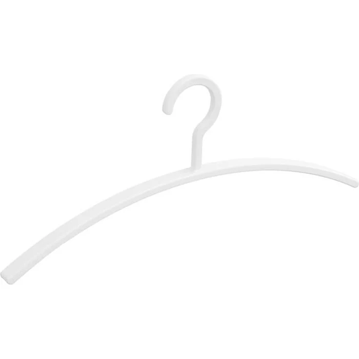 HOME DELUXE Kleiderbügel aus Kunststoff RACK Weiß - 50 Stück – Bild 2