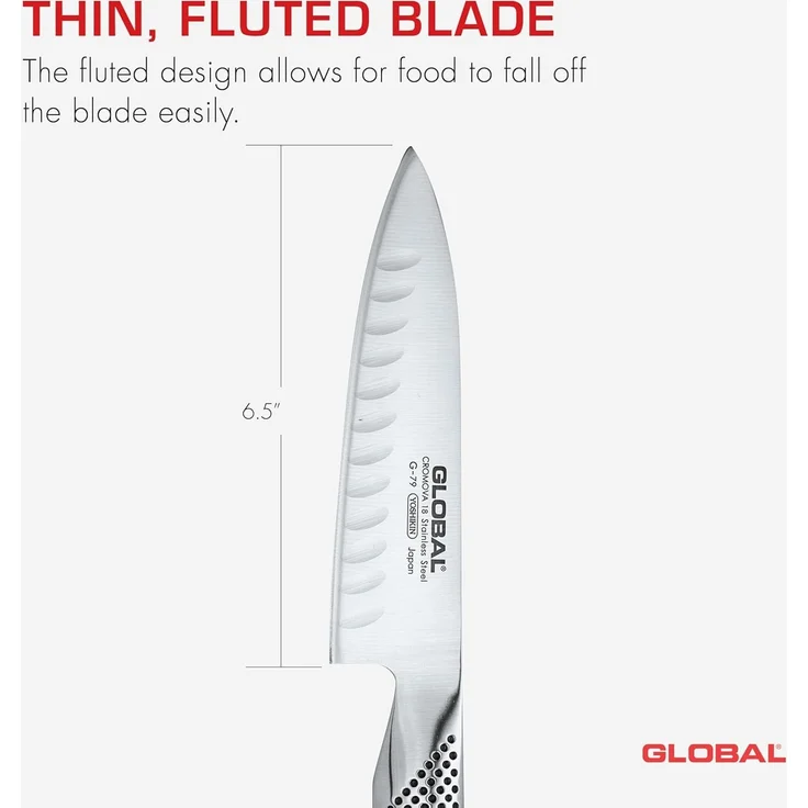Global Kochmesser mit Kulle 16 cm G-79 – Bild 3