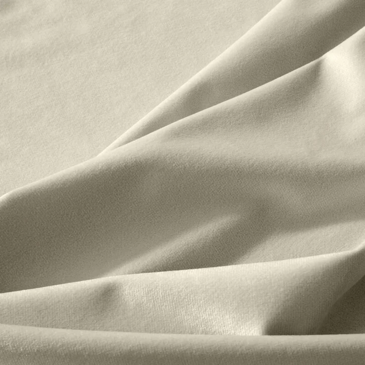 Design91 Samtvorhang, Ösen, Polyester beige, 140x250 cm – Bild 9