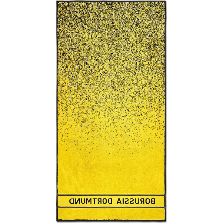BVB Duschtuch BVB Duschtuch Farbverlauf 70 x 140cm, Baumwolle (Set, 1-St), „Borussia Dortmund“-Schriftzug – Bild 2