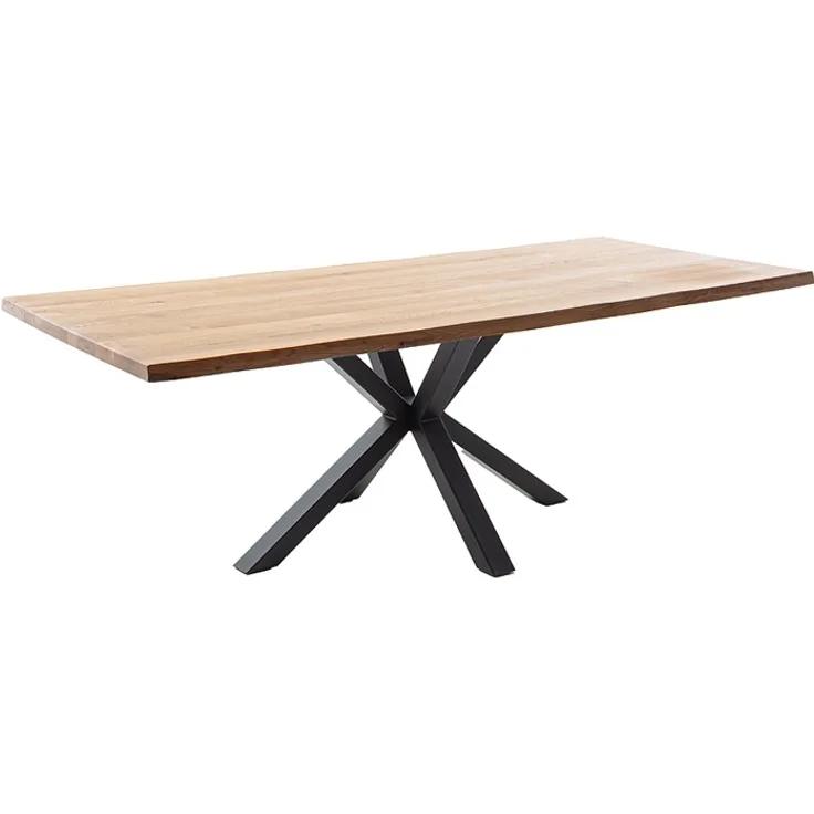 DEBA Tisch Wildeiche massiv 100cm x 180cm x 76cm