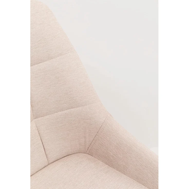 Kare Design Stuhl Rubina, Greige, Creme, elegant, 48 cm Sitzhöhe, Esszimmerstuhl, Polsterstuhl, Wohnzimmer, 88 x 49 x 59 cm (H/B/T) – Bild 7