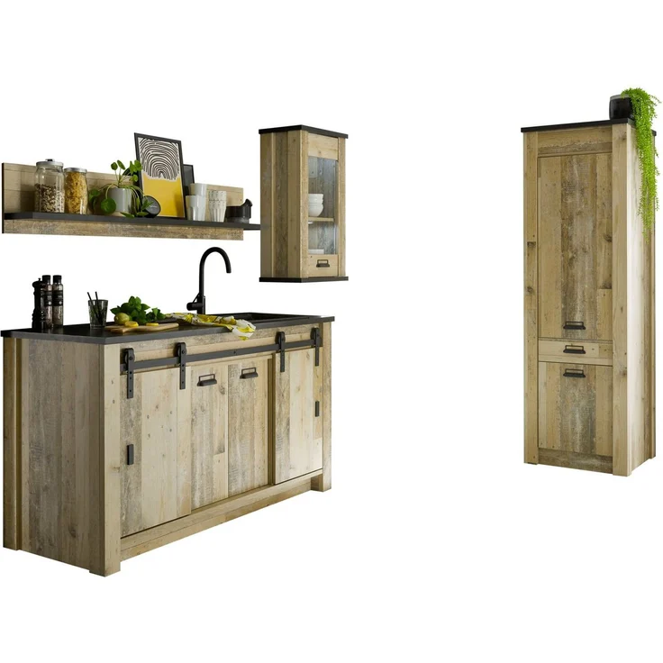 Home affaire Küche Sherwood, Breite 240 cm, ohne E-Geräte – Bild 1