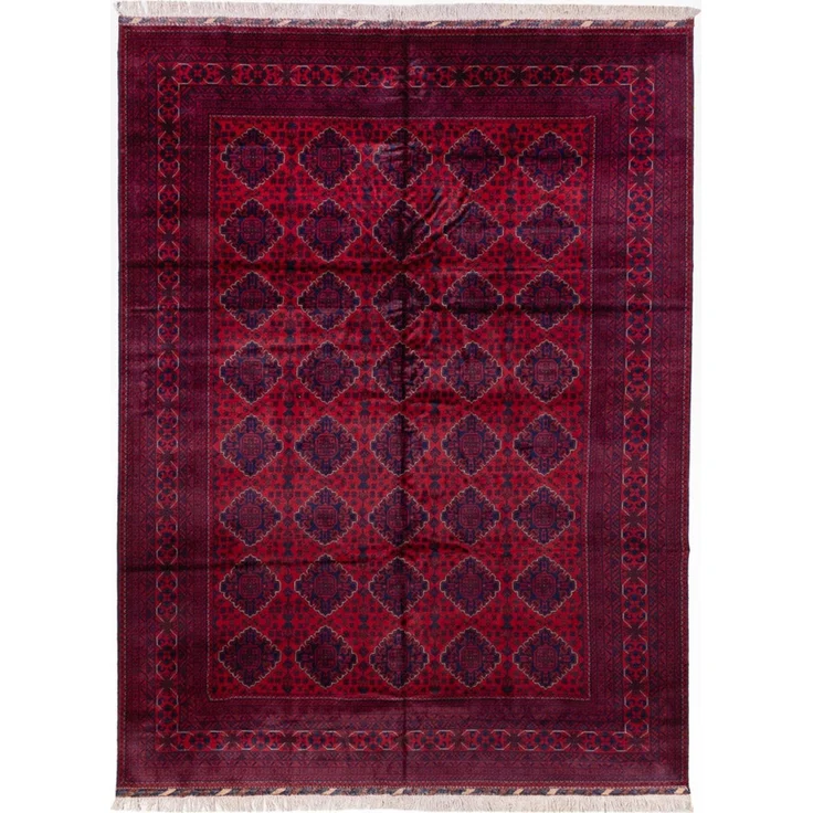 Afghan Teppich - 346 x 241 cm - rot – Bild 1