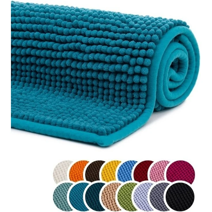 liebling Badematte Badteppich, Fußbodenheizung geeignet, in 3 Größen, Polyester, rechteckig, Antirutsch-Beschichtung, starke Saugfähigkeit, Öko-Tex zertifiziert – Bild 4