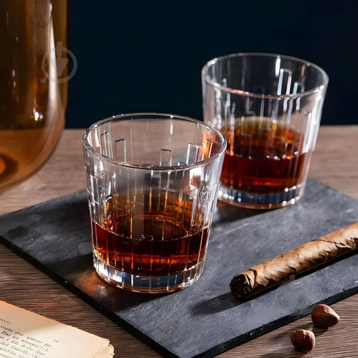 Hermia Concept 'PB-520234' Whiskygläser-Set (6-teilig), Transparent, 8,9 x 8,9 x 8,9 cm, 300 ml – Bild 1