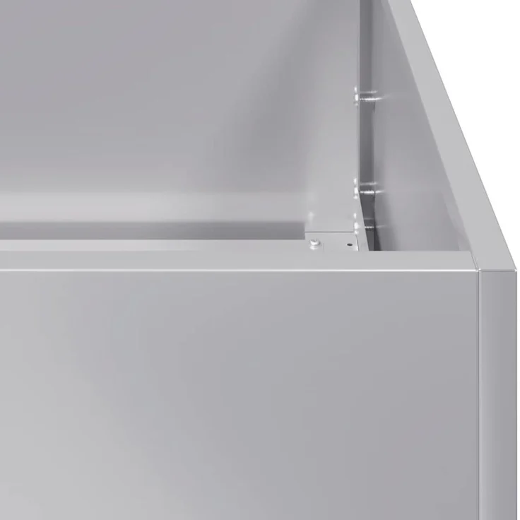 vidaXL Pflanzgefäß 360x80x40 cm Stahl verzinkt 860771 – Bild 6