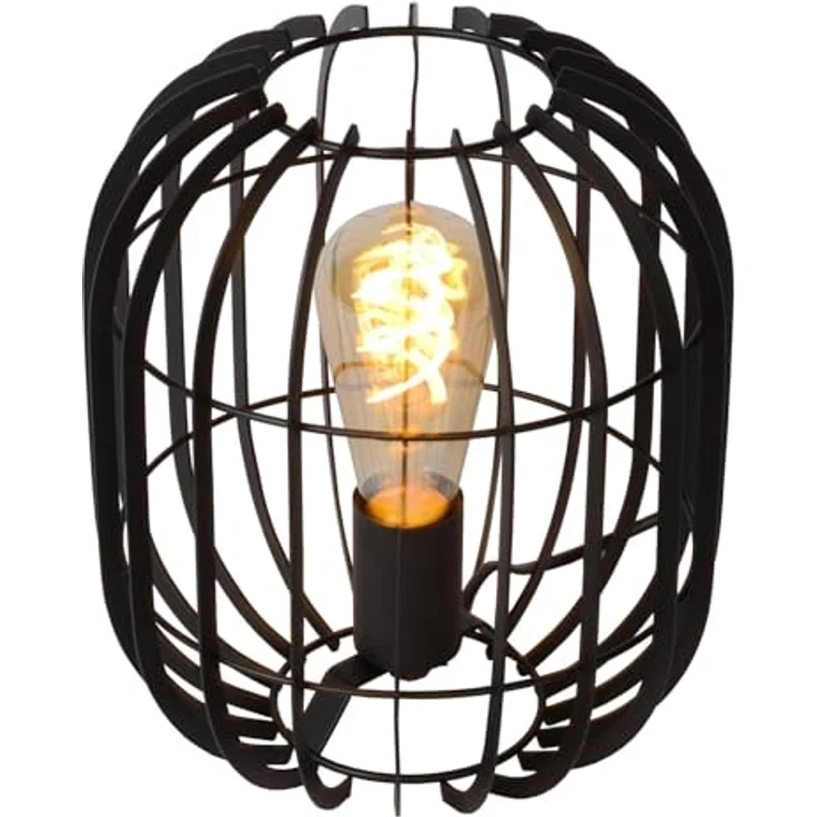 Lucide Reda 78599/01/30, Nachttischlampe aus Metall mit diffuser Lichtverteilung, rundes Design – Bild 6