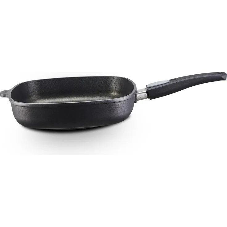 MEISTERKOCH Bratpfanne 28x28 cm, Induktion, Antihaft, abnehmbarer Griff | 6,5 cm hoher Rand, 4,3l Volumen | Made in Germany | 4-lagige Titanium-Versiegelung, spülmaschinengeeignet – Bild 6