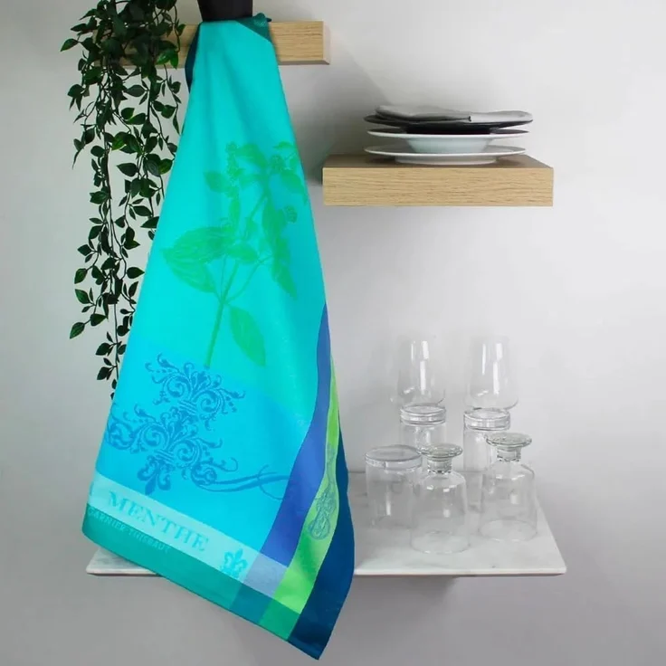 Garnier-Thiebaut Geschirrtuch Menthe 2018 Chlorophylle 56x77 cm – Bild 3