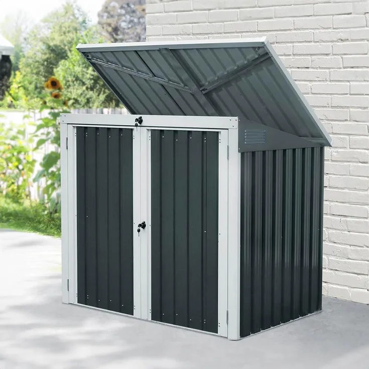 HOME DELUXE Mülltonnenbox BASURA M - 2x 240L