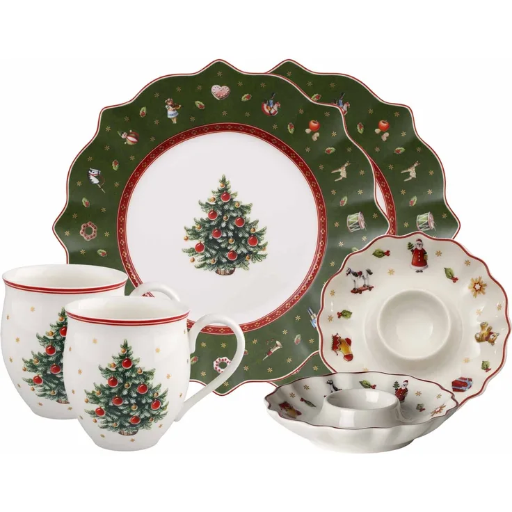 Villeroy & Boch Toy's Delight Frühstücks-Set 6-teilig Tannenbaum