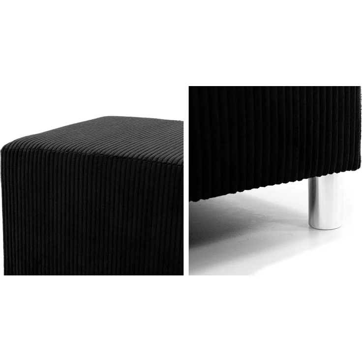 MIRJAN24 Polsterhocker Dover Cord, 65x56x42 cm – Bild 2