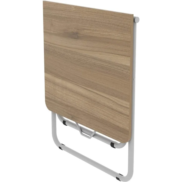 Zeichentisch 80 x 67 x 76 - Metallic-Grau und Walnuss Troia Levira – Bild 6