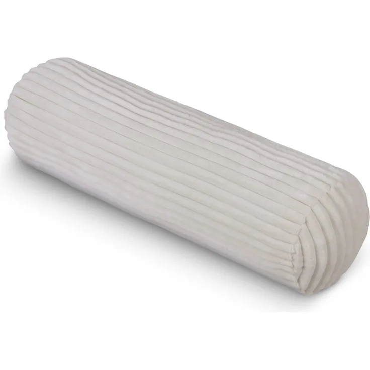 Kissenrolle XXL ( 70cm x Ø22cm ) - Cord Optik Creme