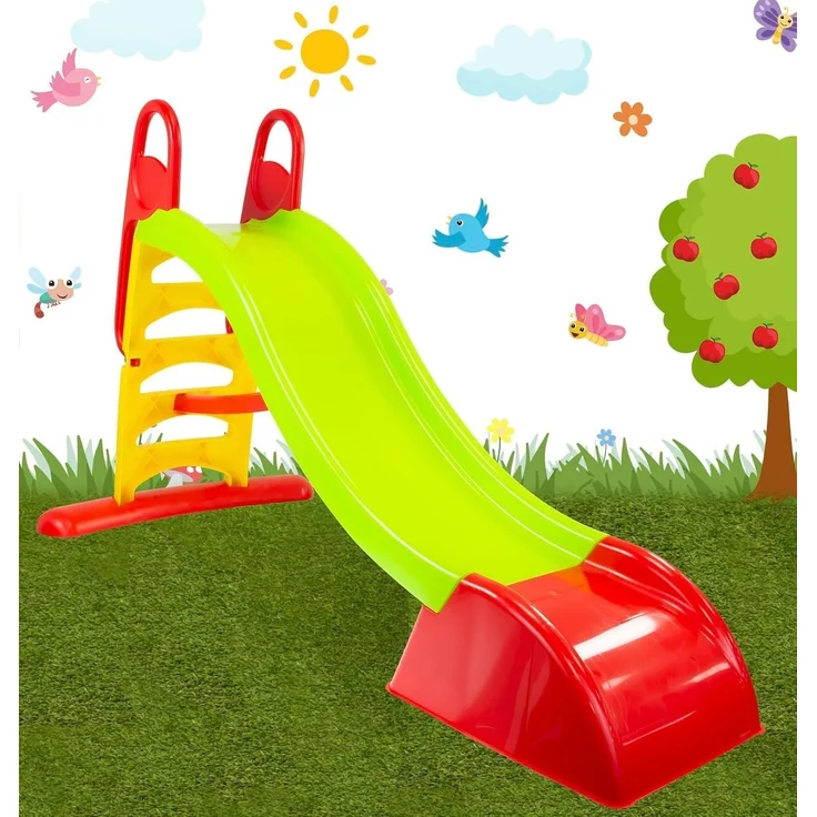 Mochtoys Kinderrutsche 10832/12199 Rutschlänge 180 cm Wasserrutsche rutschfest grün – Bild 5