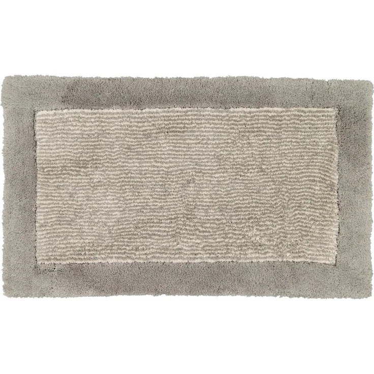 Cawö Badematte Badteppich Two-Tone Graphit (60x60cm) – Bild 3