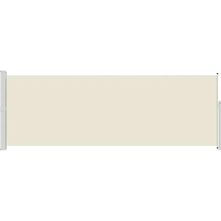 Ausziehbare Seitenmarkise, Sichtschutz 160x500 cm Creme – Bild 4