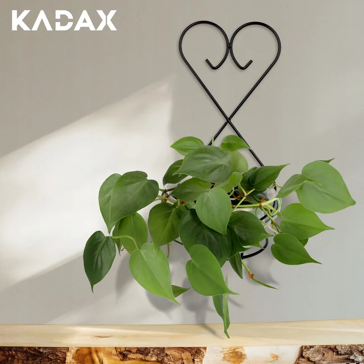 KADAX Dekorativer Blumenständer aus Metall, der an einem Blumentopf hängt – Bild 4