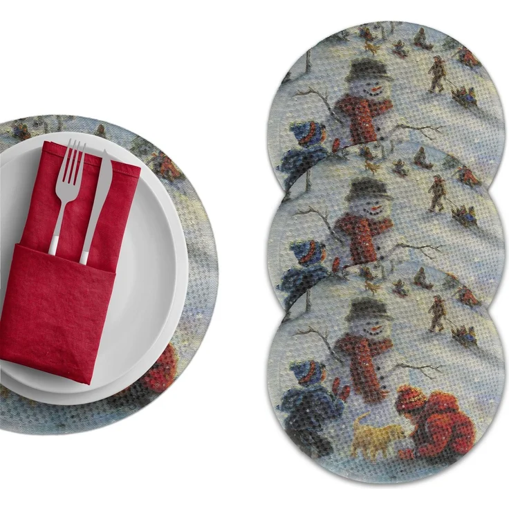 Hermia Concept '3129Supla' Tischset, Mehrfarbig, Ø 37 cm – Bild 1