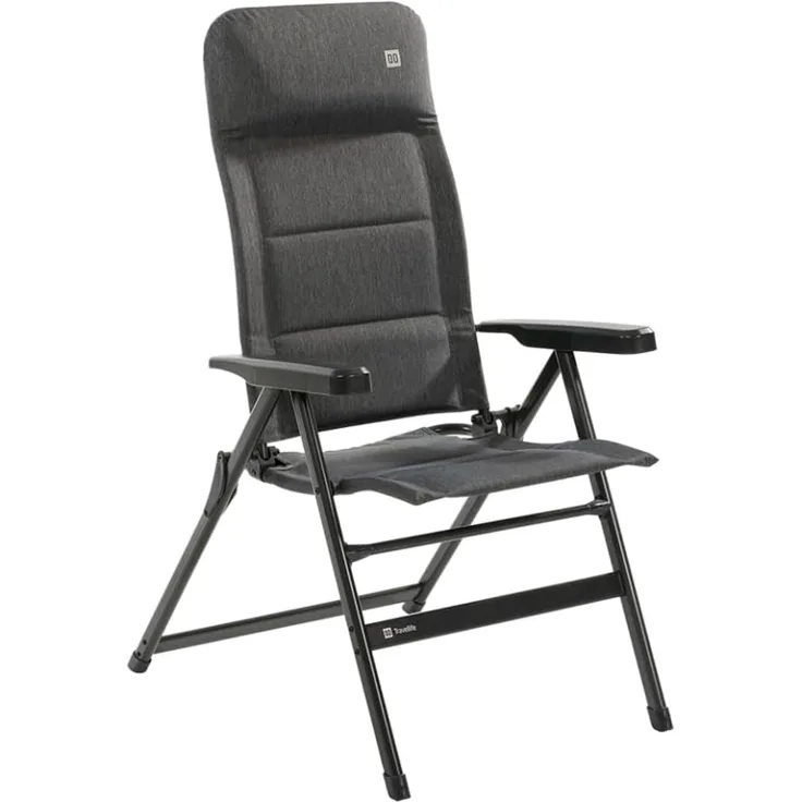 Travellife Lago Comfort Klappstuhl, grau