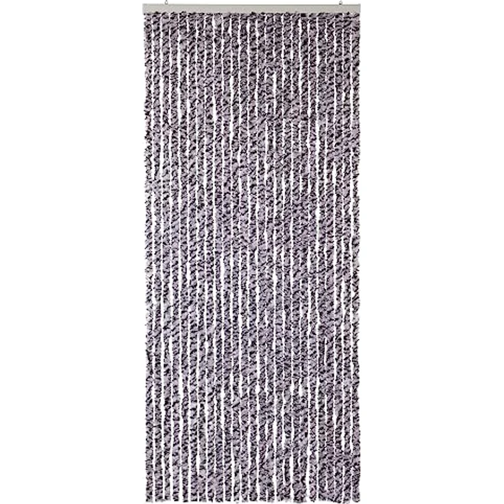 Moritz Flauschvorhang aus Chenille 100 x 230 cm pink/grau/schwarz meliert Türvorhang als Fliegenschutz Insektenschutz für Camping Wohnwagen – Bild 5