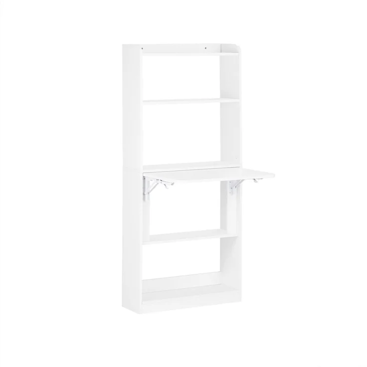 SoBuy FWT92-H-W Schreibtisch, Spanplatte, Melamin, Weiß, 60 x 145 x 58 cm – Bild 1