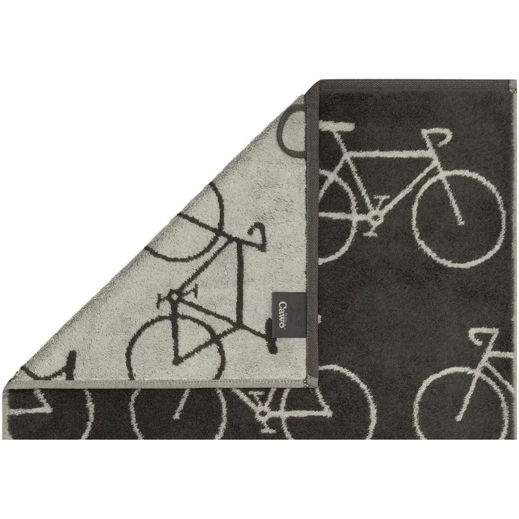 Cawö Handtücher Velo Edition Allover Fahrrad 6299, 100% Baumwolle (1-St) – Bild 3
