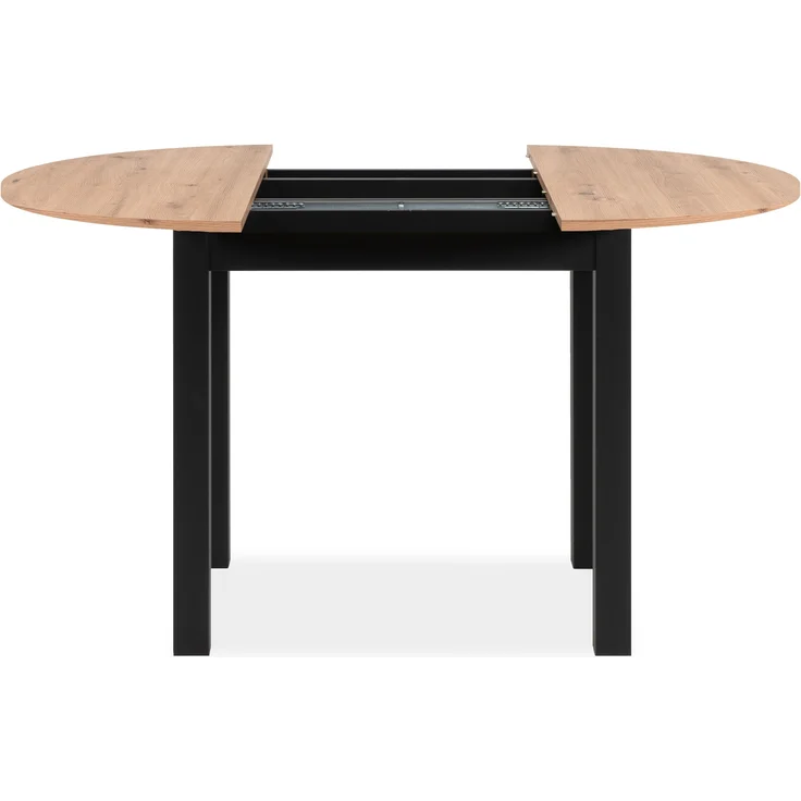 Esstisch >Coburg< in Artisan Oak / schwarz - 100x76x100cm (BxHxT) – Bild 5