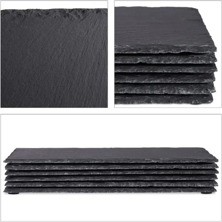 Schieferplatte 30x20 cm 6er Set – Bild 7