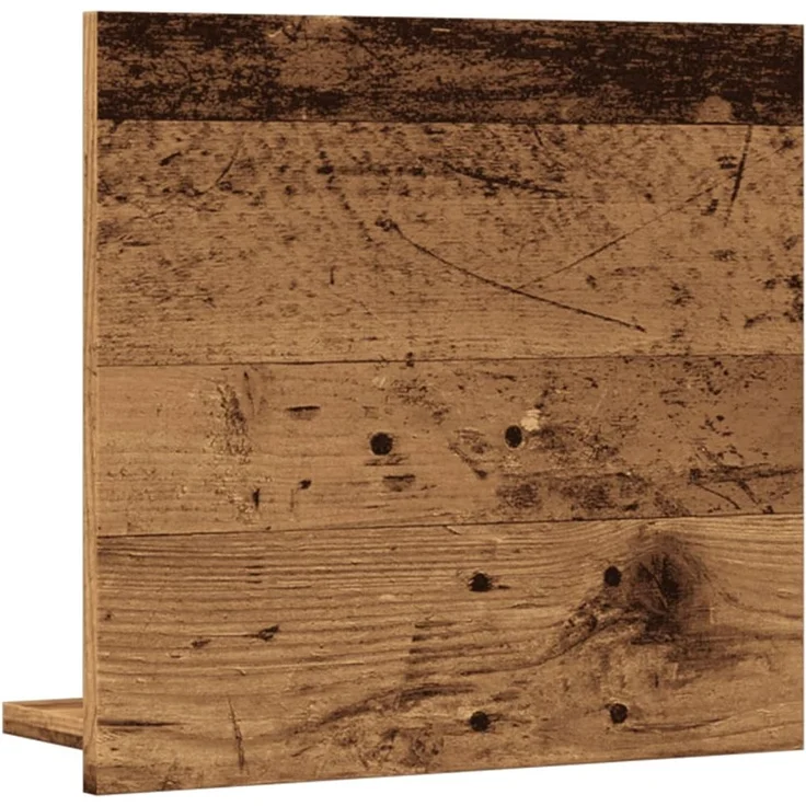 vidaXL Badspiegel mit Ablage Altholz-Optik 40x11x37 cm Holzwerkstoff 856187 – Bild 5