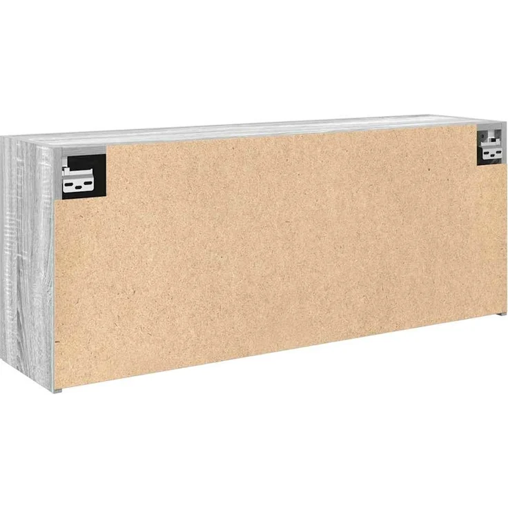 vidaXL Bad-Wandschrank Grau Sonoma 100x25x40 cm Holzwerkstoff 860108 – Bild 7