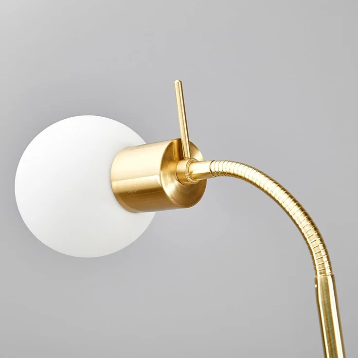 Lindby Stehlampe Elaina, Metall, Gold / Messing IP20, 1 x 10 W LED – Bild 4