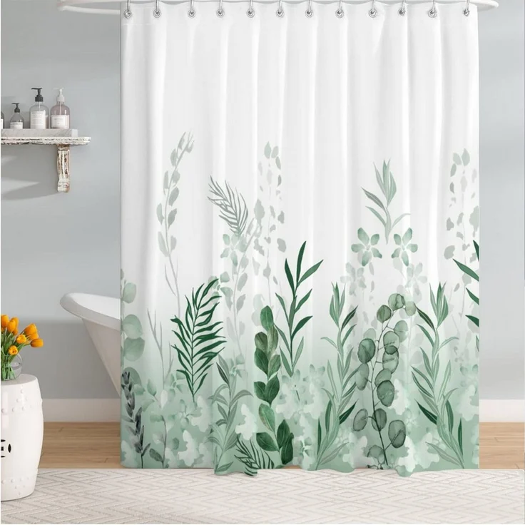 M&W DAS DESIGN Duschvorhang Shower curtains Anti schimmel Waschbar ​​180x200 Duschvorhang – Bild 4