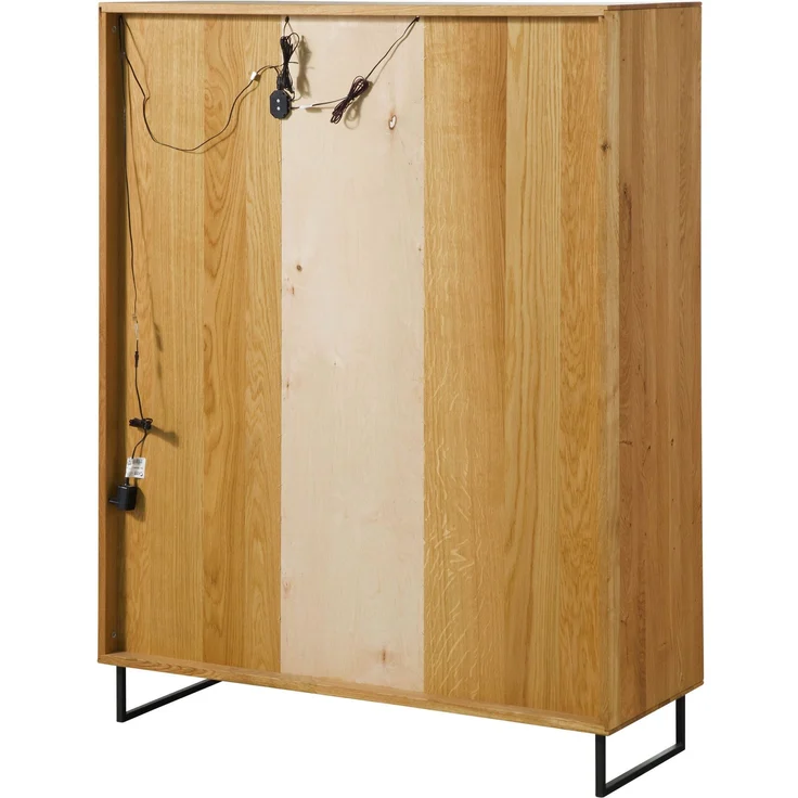Highboard Wildeiche 112x43x145 natur geölt LINDAU #18 – Bild 10