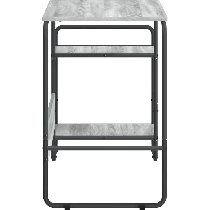 vidaXL Schreibtisch mit Stauraum Sonoma-Grau 131,5 x 50 x 75,5 cm 8008053 – Bild 4