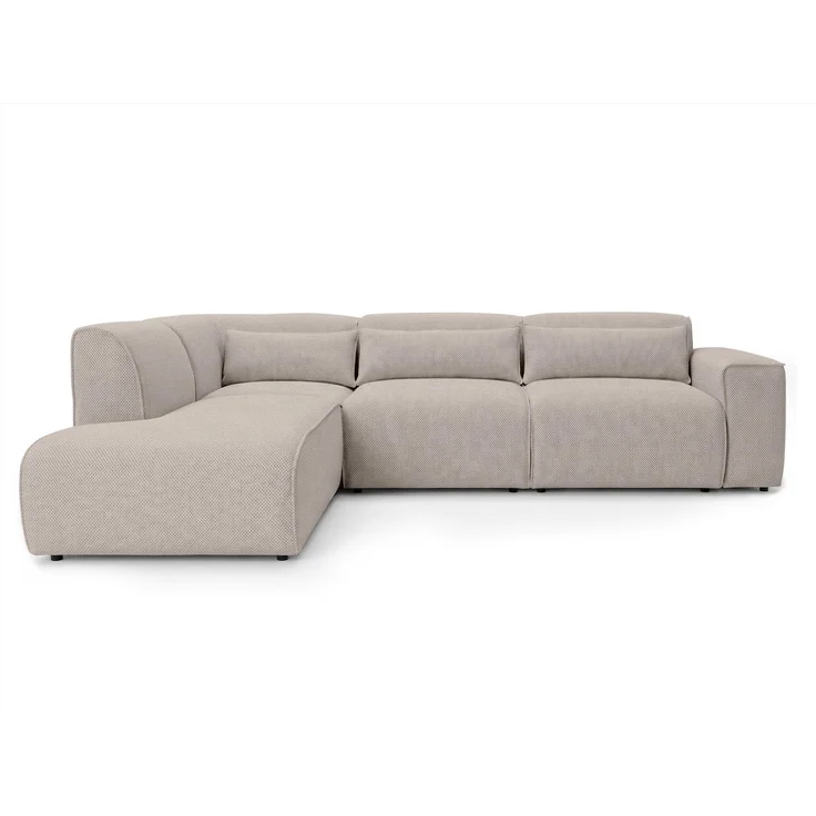 AX LIVING Wohnlandschaft mit Schlaffunktion Ruyam Sofa Creme L – Bild 5
